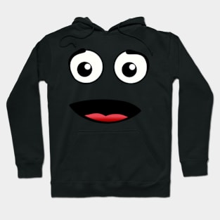 Emoji - scary face Hoodie